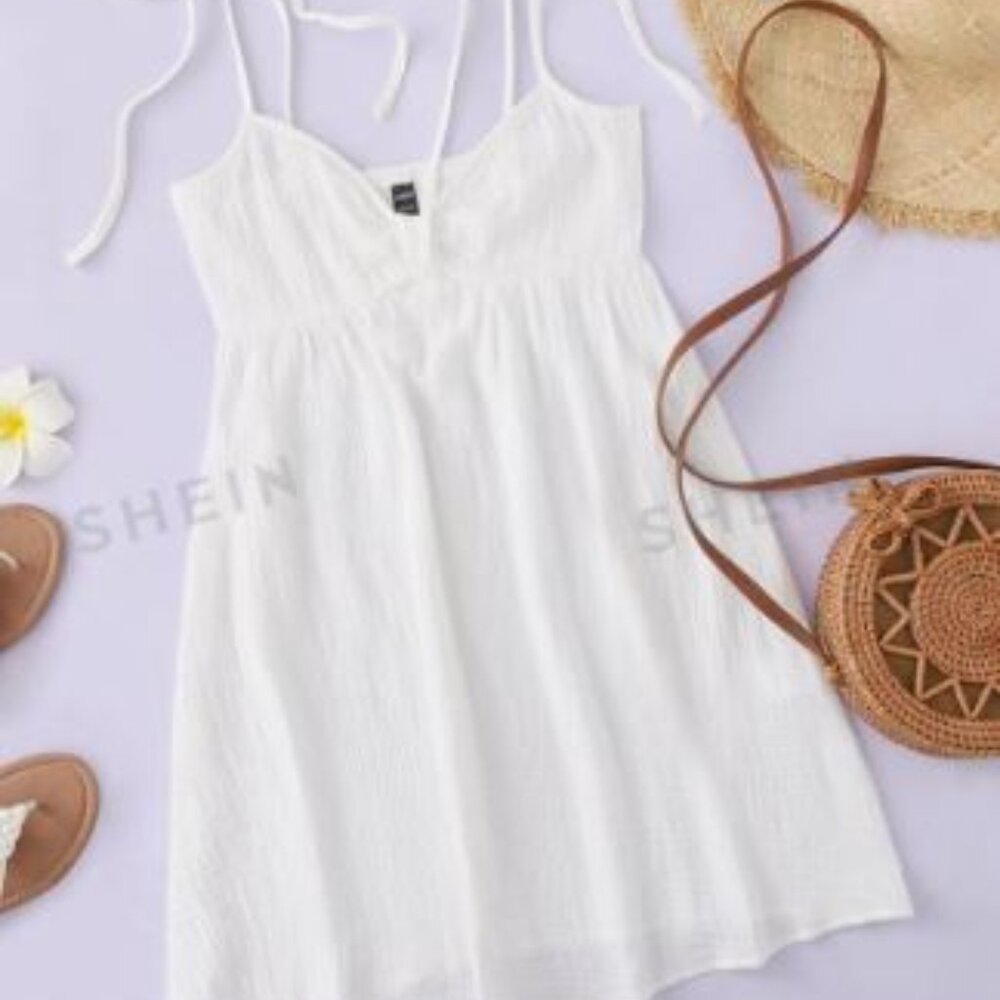 Brand New Tie Shoulder Cami Dress